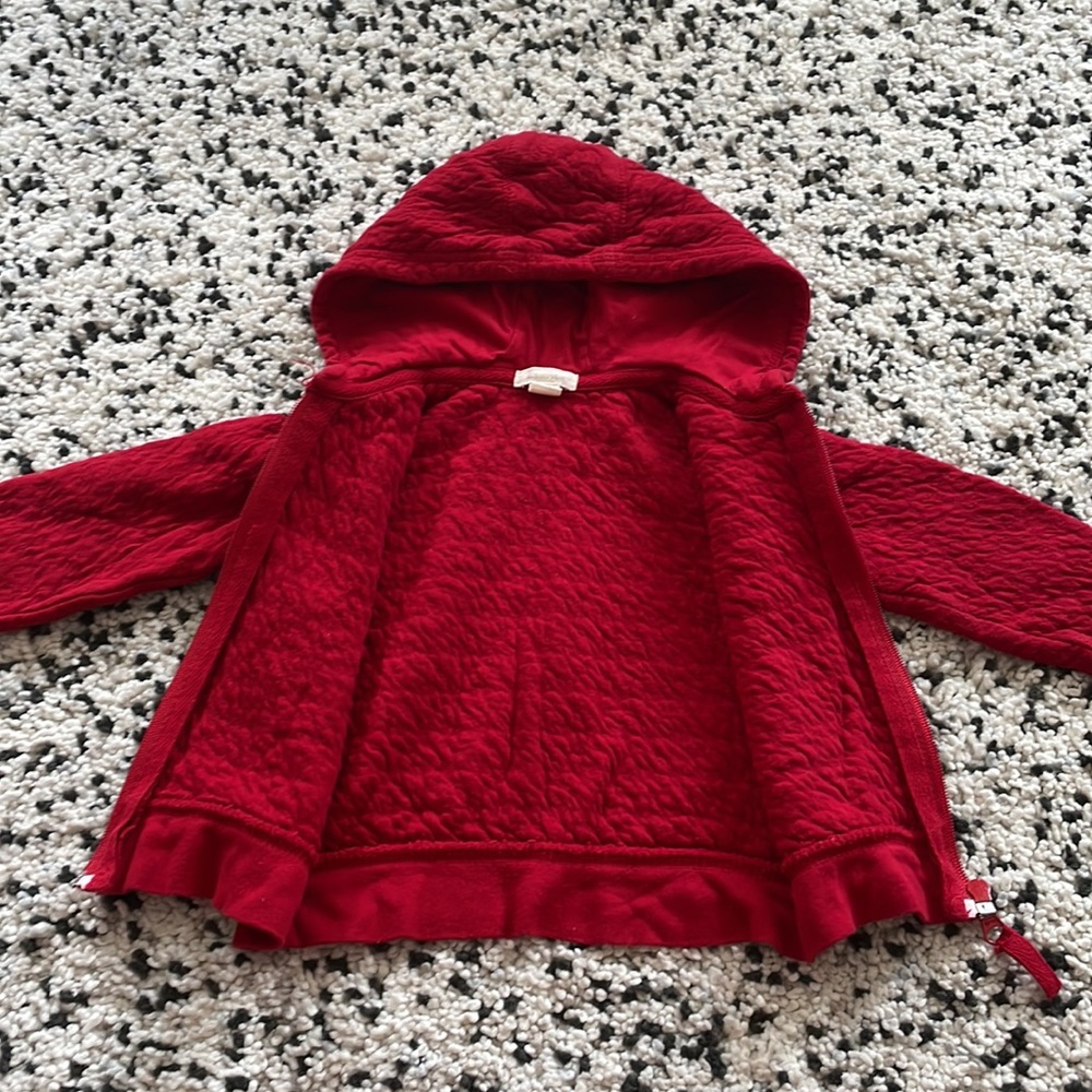 Red Burt's Bees jacket - Picture 2 of 5